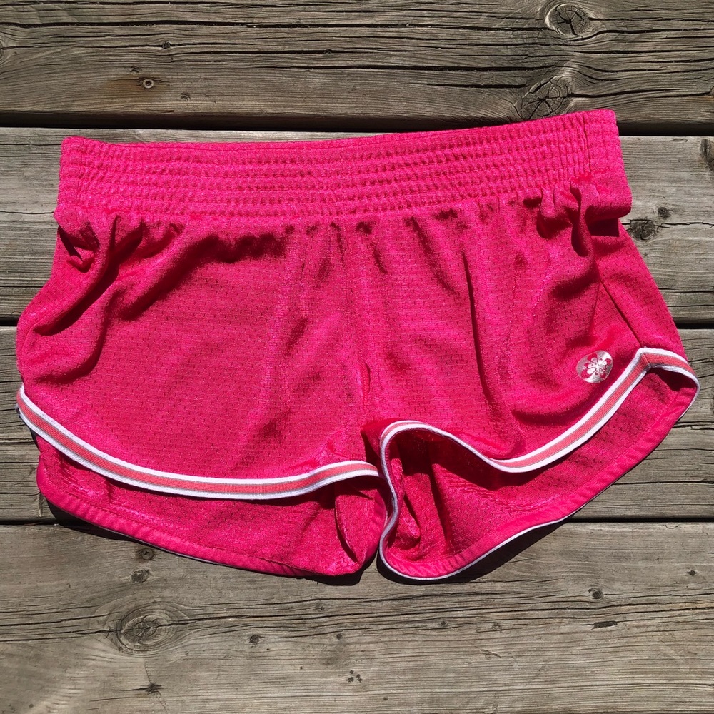 Hot Pink Mesh Short Shorts